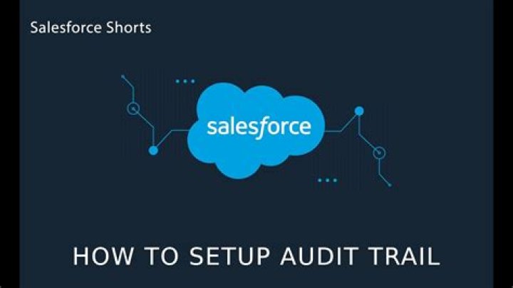 How do I get to the audit trail in Salesforce?