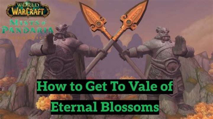 How do I get to the Vale of Eternal Blossoms?