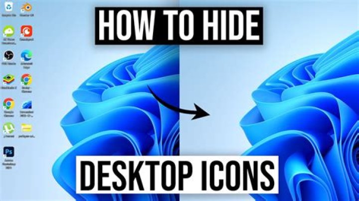 How do I hide a desktop?