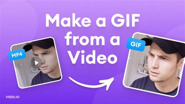 How do I make a GIF from a video on my iPhone?
