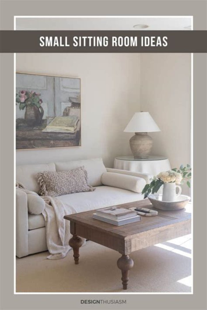 How do I make a small sitting room COSY?