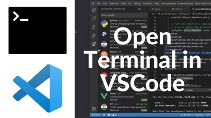 How do I open a Vscode in terminal?