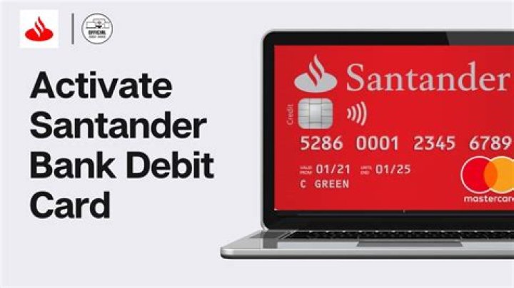 How do I order a new debit card Santander?