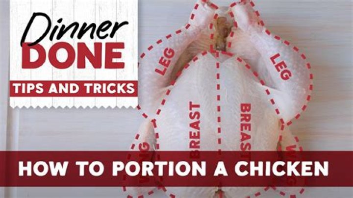 How do I portion a chicken BBC?