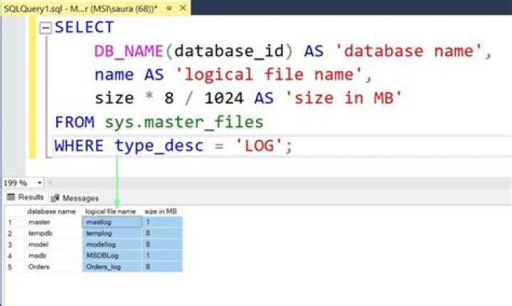 How do I read a database log file?