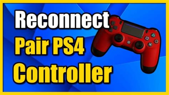How do I reconnect my ps4 controller?
