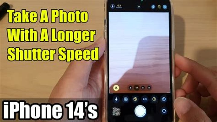 How do I slow down the shutter speed on my iPhone X?