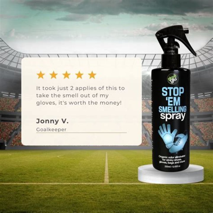 How do I stop my goalie gloves from smelling?