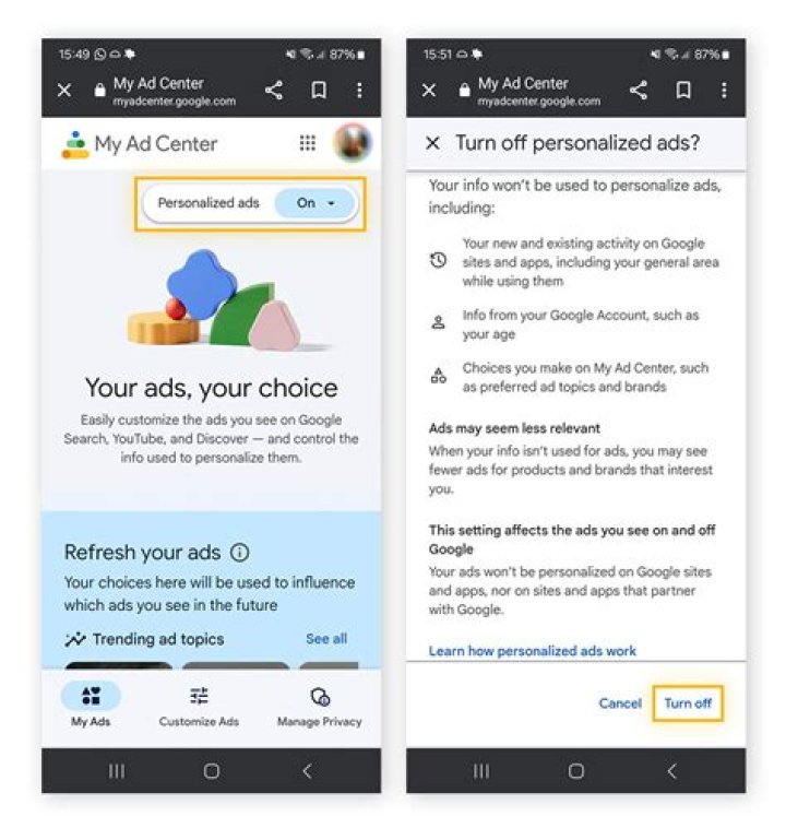 How do I stop pop up ads on opera?