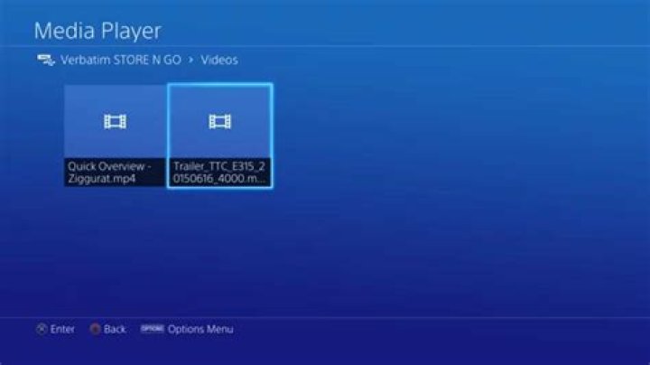 How do I use Media Player on ps4?