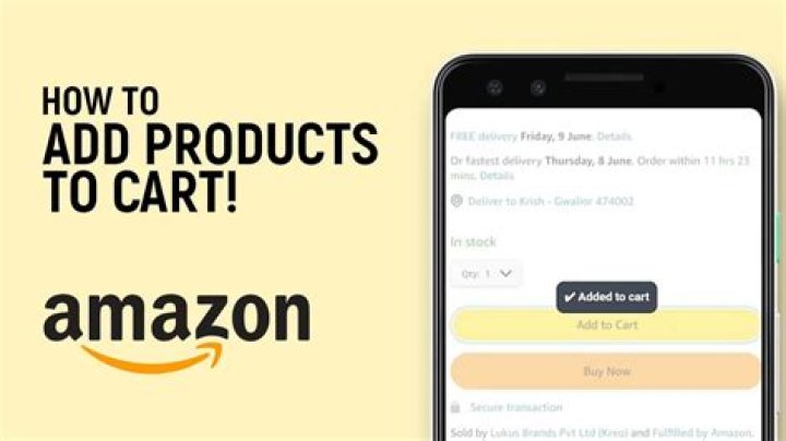 How do you add to cart on Amazon?