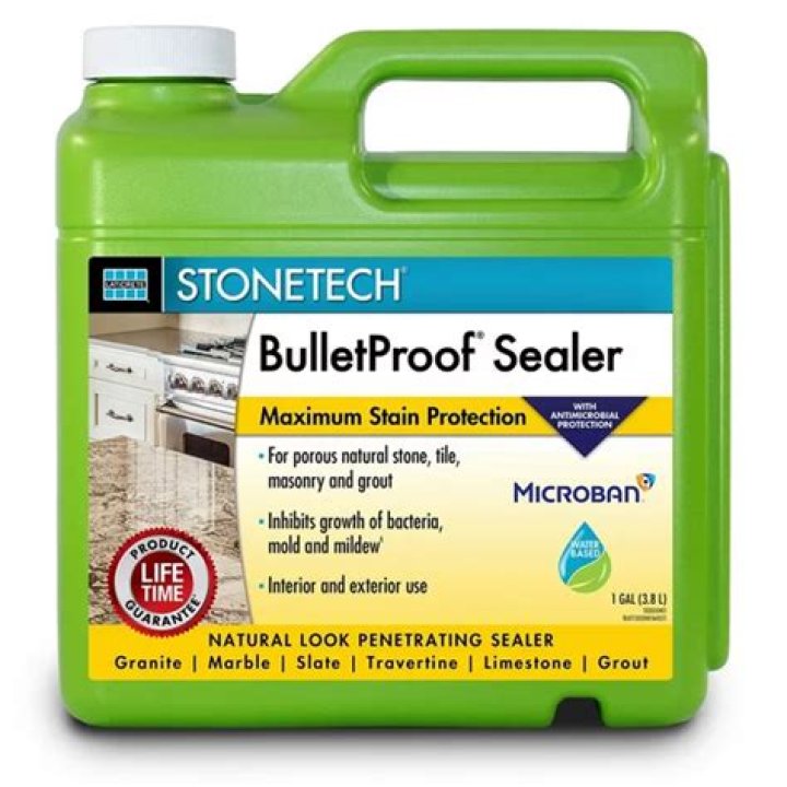 How do you apply Lactrete Stonetech BulletProof sealer?