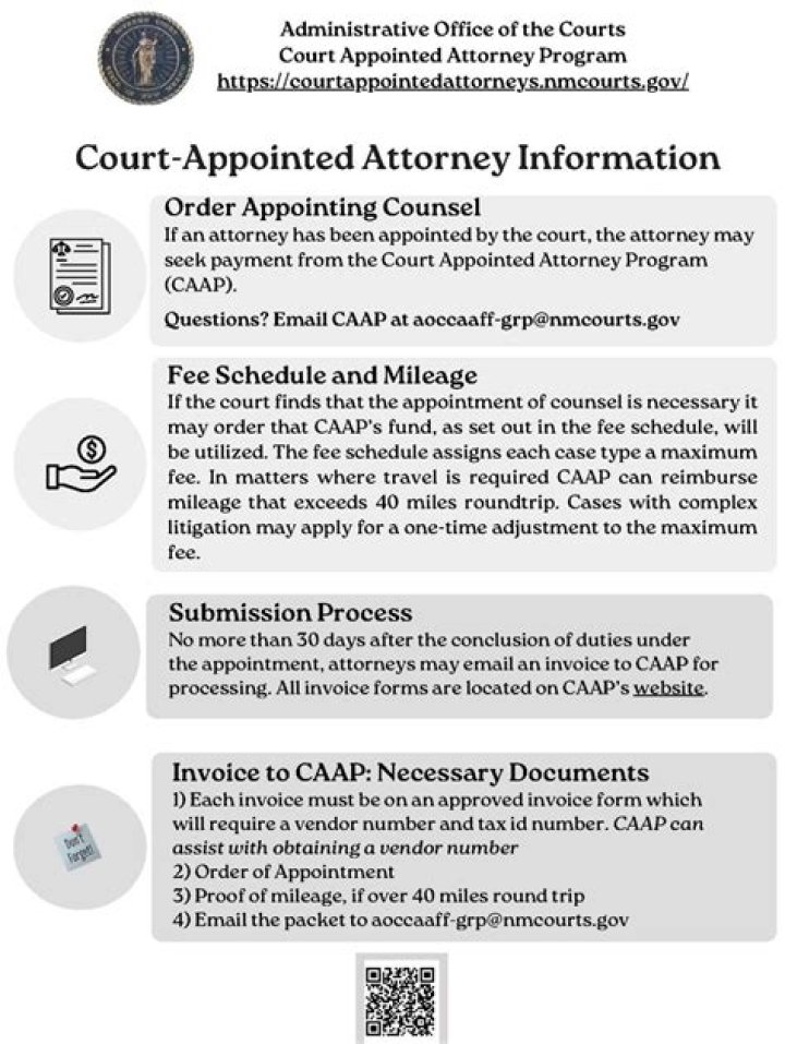 How do you ask for a court appointed lawyer?