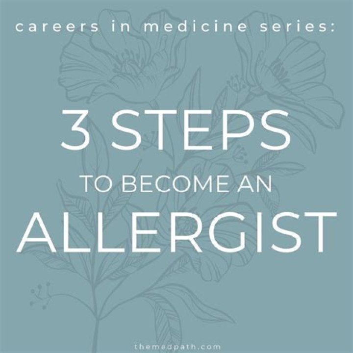 How do you become a pediatric allergist?