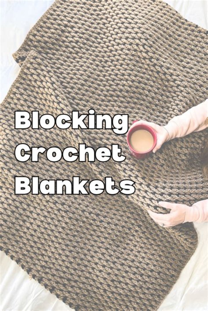How do you block a crochet afghan?