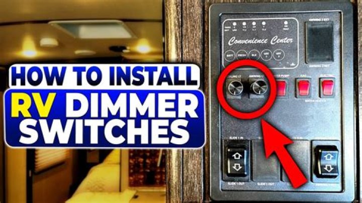 How do you change an RV light switch?