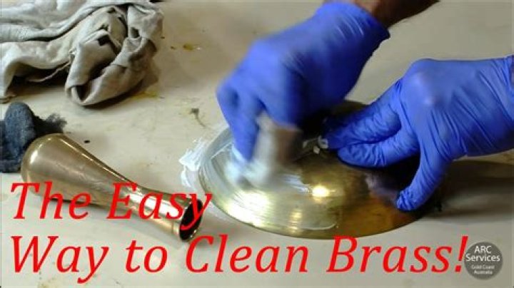 How do you clean brass terminals?