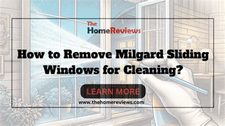 How do you clean milgard sliding windows?
