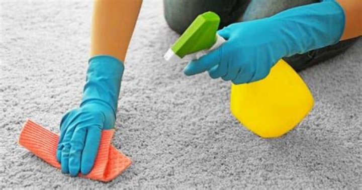 How do you clean stained carpet yourself?