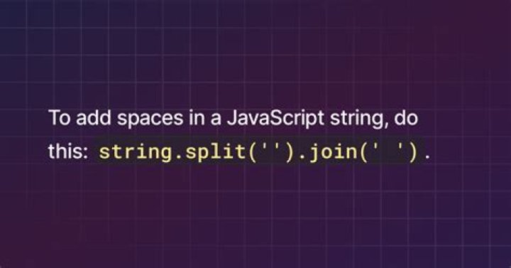How do you create a space in Java?