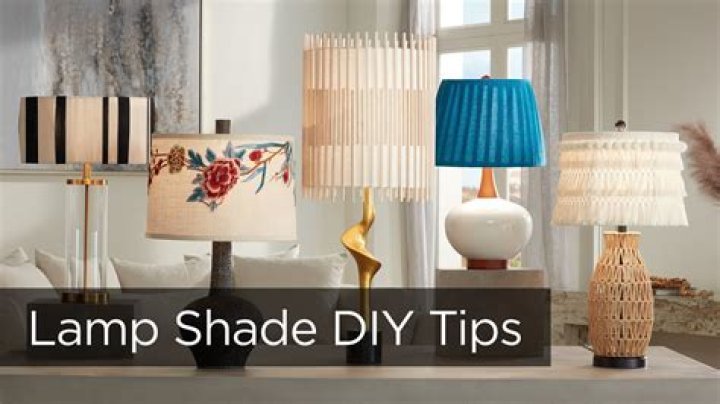 How do you decorate a lampshade idea?