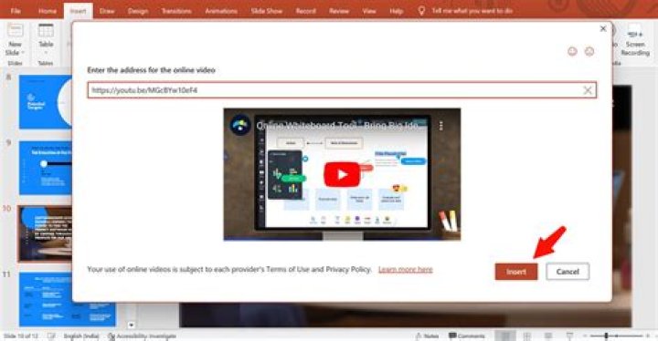 How do you embed a YouTube video in PowerPoint without Internet?