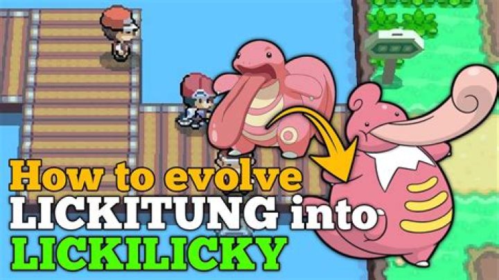 How do you evolve Lickitung in Pokemon Platinum?