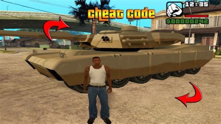 How do you get a tank in GTA San Andreas?
