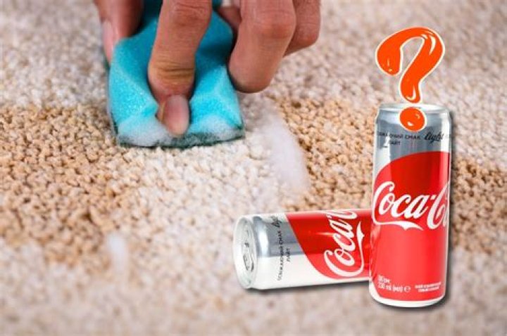 How do you get Cherry Coke out of carpet?