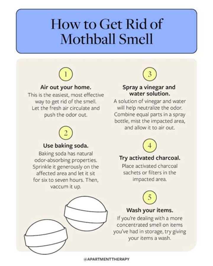 How do you get mothball smell out of blankets?