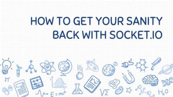 How do you get your sanity back?
