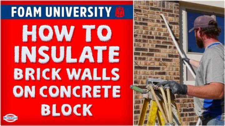 How do you insulate a block wall?