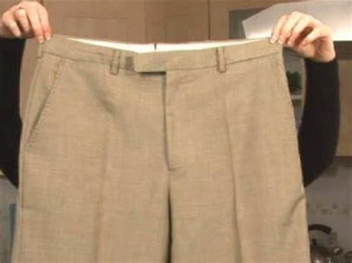 How do you iron trousers without a crease?