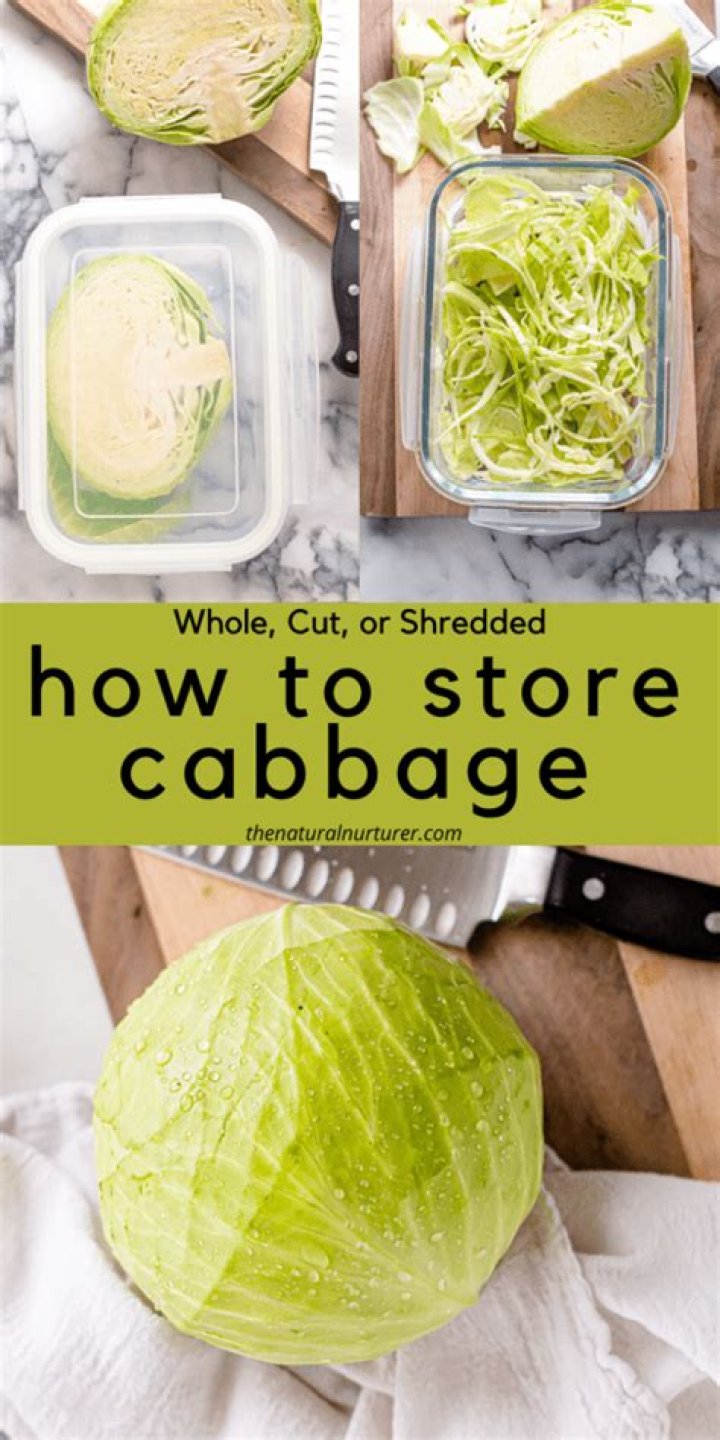 How do you keep shredded cabbage crisp?
