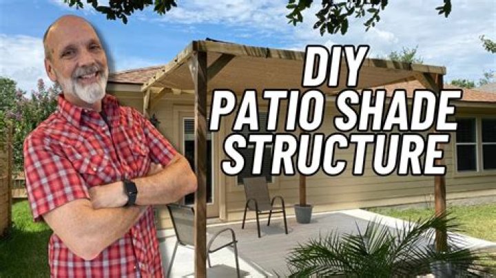 How do you make a shade canopy for camping?