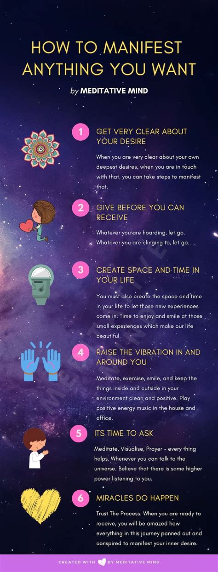 How do you manifest successfully?