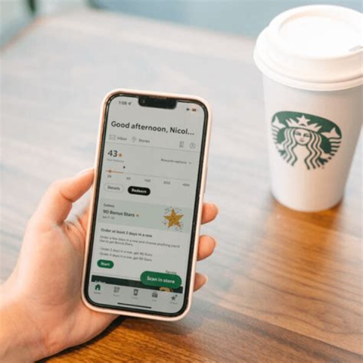 How do you order Starbucks on the app?