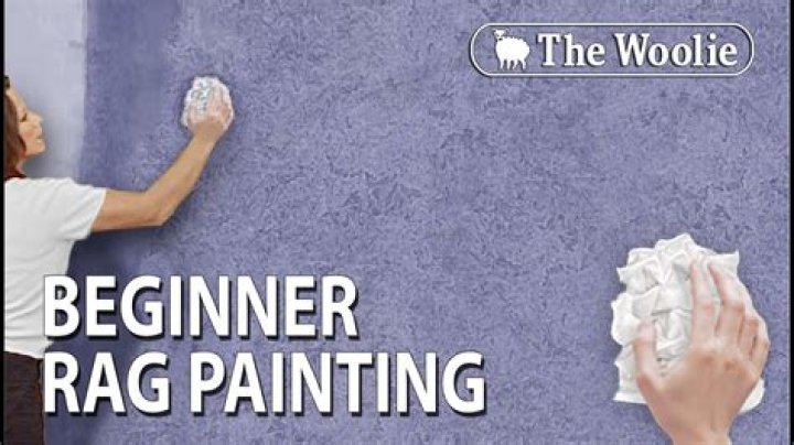 How do you paint with a rag?