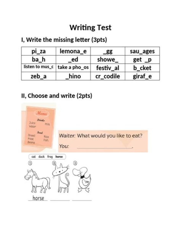 How do you pass a writing test?
