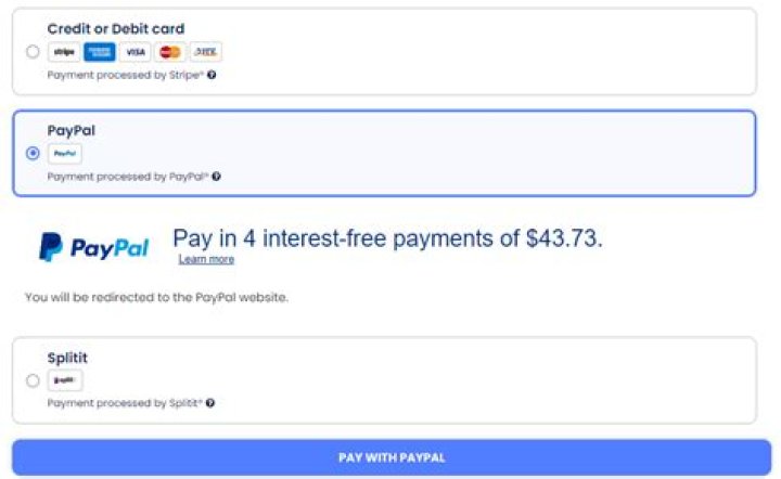 How do you pay online with PayPal?