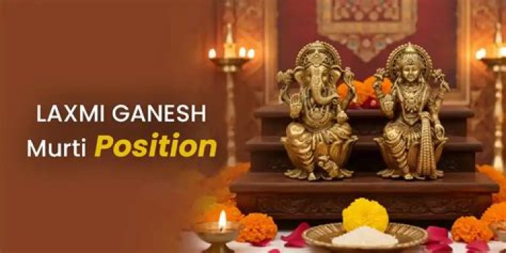 How do you place Ganesh and Laxmi?