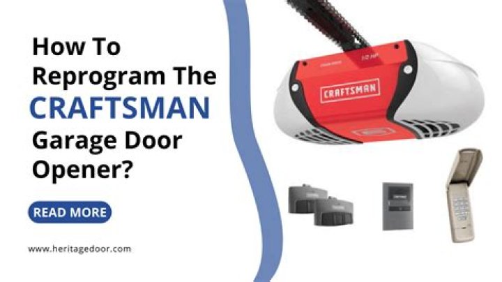 How do you program a Craftsman garage door opener light?