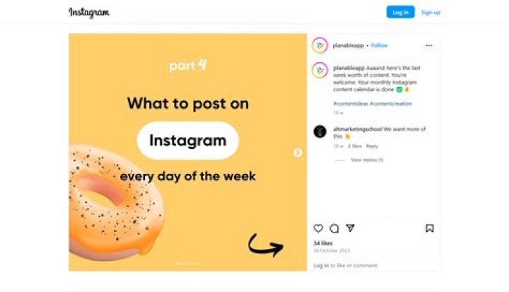 How do you promote an article on Instagram?