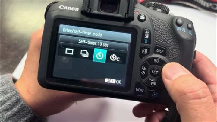 How do you put a timer on your camera?