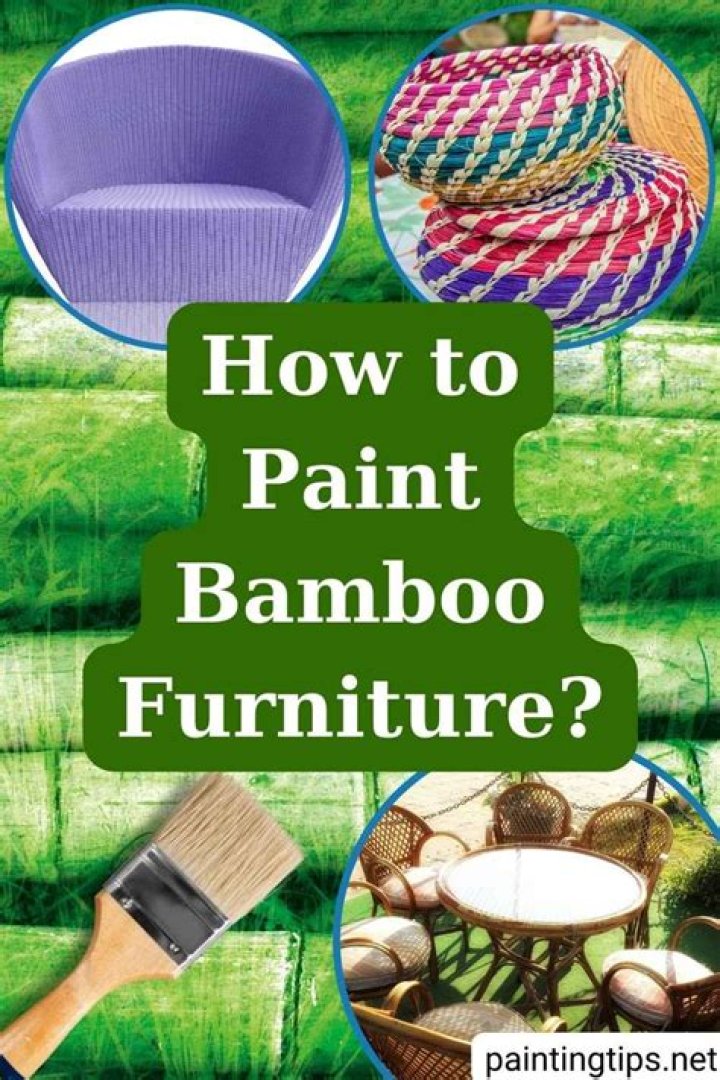 How do you refinish bamboo furniture?