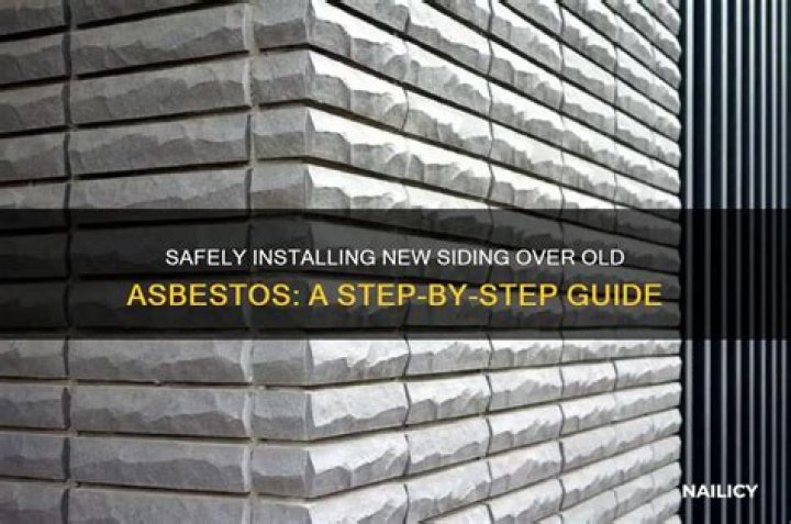 How do you remove old asbestos siding?