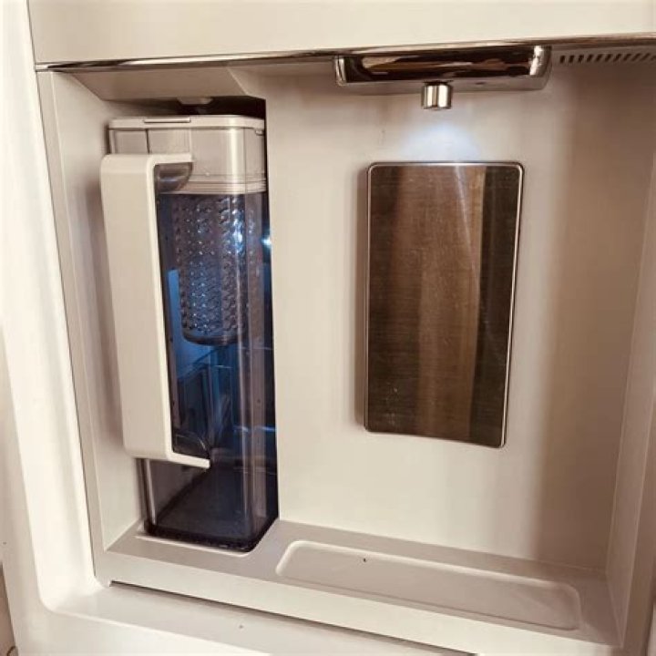 How do you reset the water dispenser on a Samsung refrigerator?