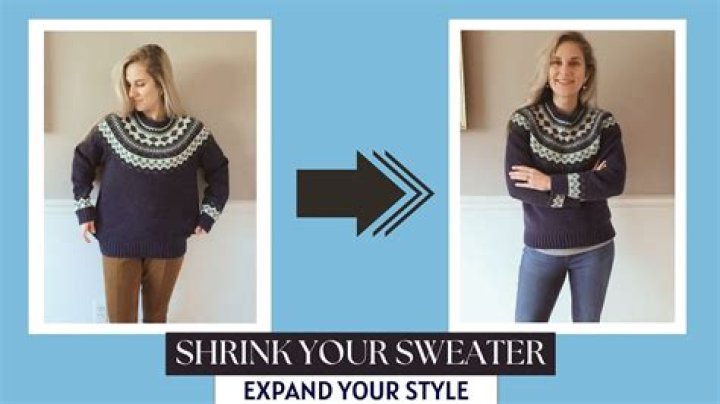 How do you restore a shrunken wool sweater?