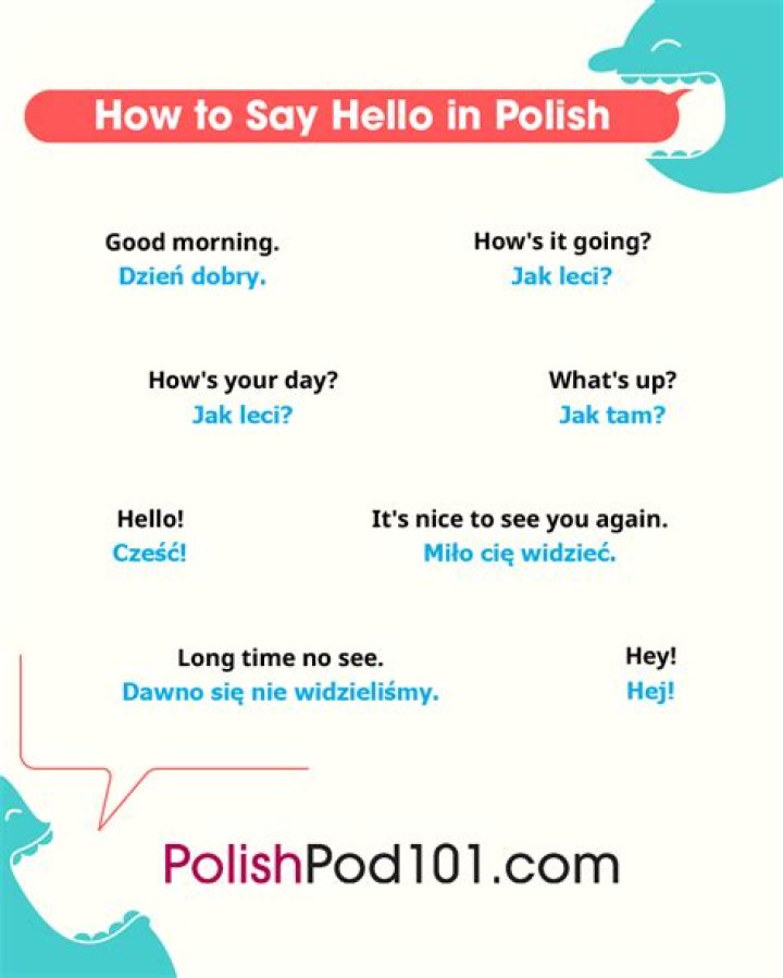 How do you say greetings in Polish?