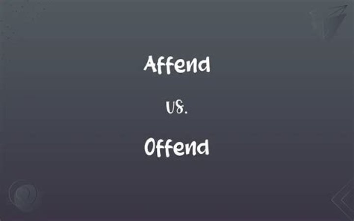 How do you spell offend someone?